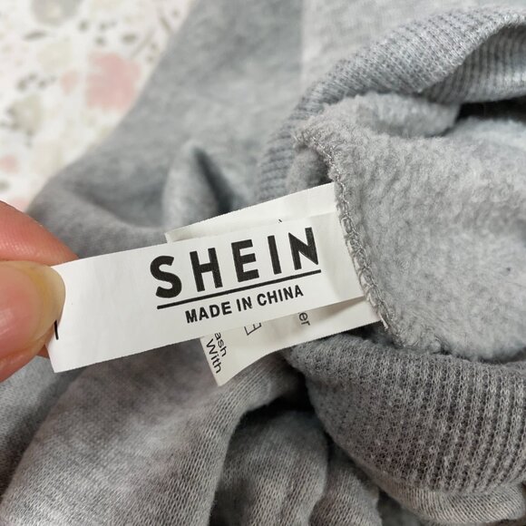 SHEIN Hoodie Sweatshirt "Chicago USA" - Heather Gray - Women's Medium - GUC - Picture 6 of 14